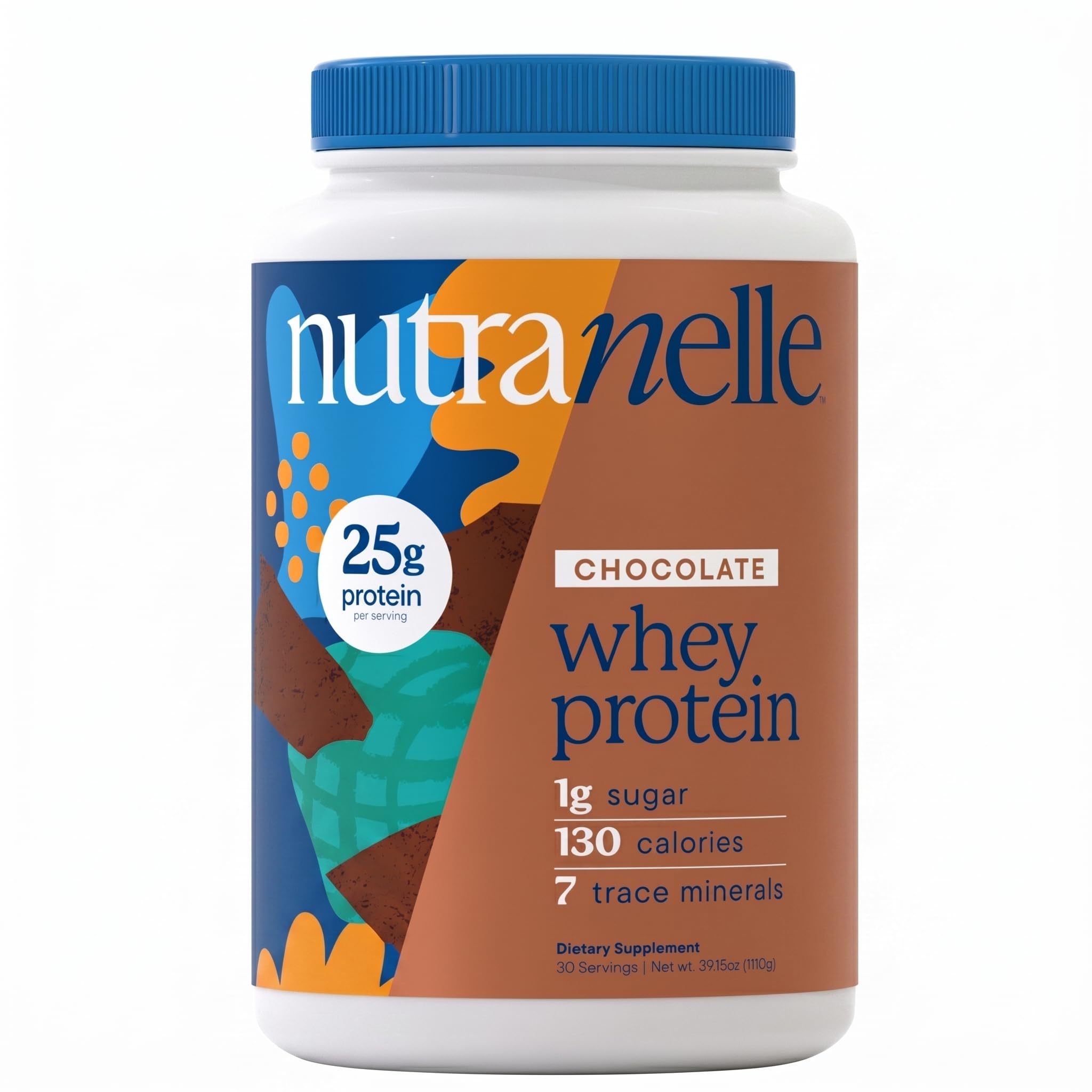 Nutranelle Pós-treino com Whey Protein Isolate e Concentrate 25 g — 340 g