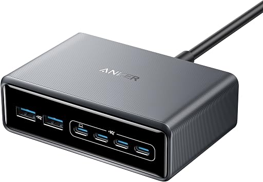 Anker 100W USB C Charger & Prime Charger, 200W 6-Port GaN (Bundle)