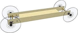 Rubber Band Vehicle/Racer Kit - with high-tech Braking System. for Science Olympiad and School Projects