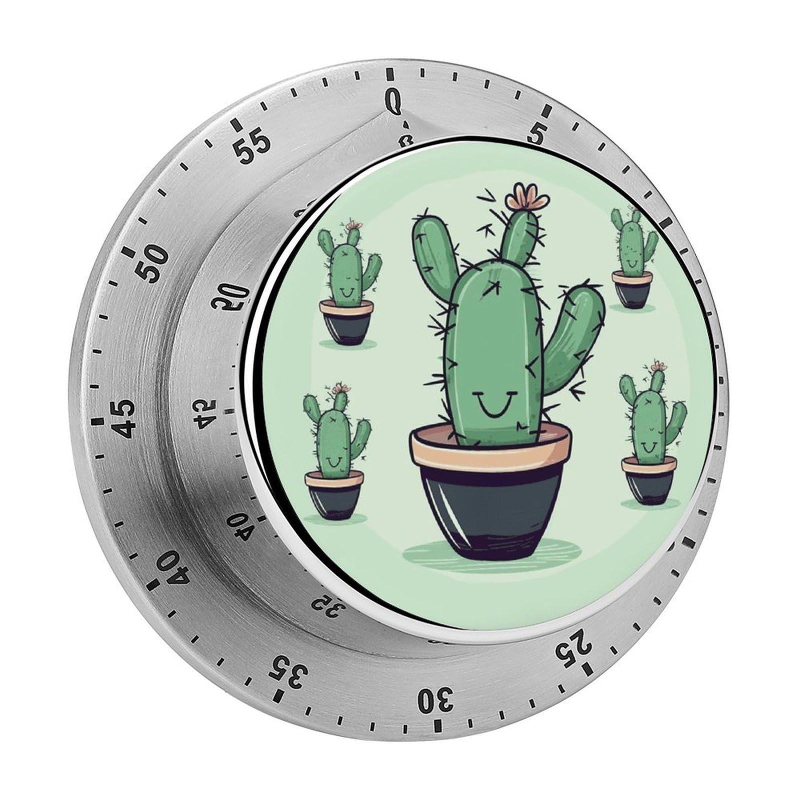 Green Green Kitchen Timers Magnetic Back Manual Countdown Timers for Classroom Home Gym Tanning