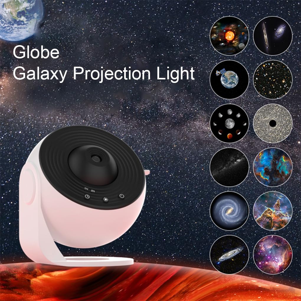 Proyector de estrellas 12 en 1, lámpara de proyección de luz nocturna, proyector de cielo estrellado, decorativo para regalo, dormitorio, hogar, decoración de fiesta
