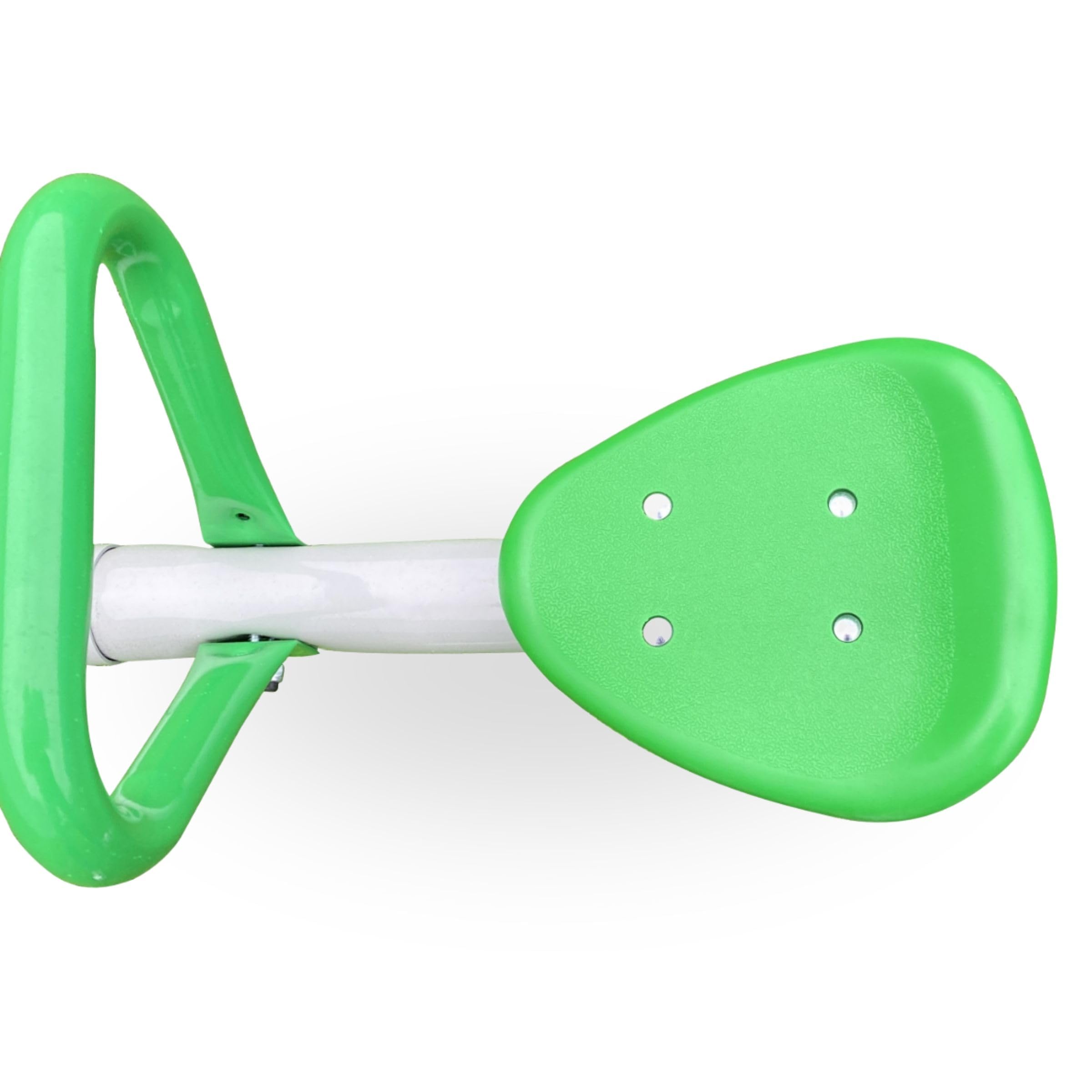 HyperMotion Swing HYP11 Kinderschaukelwippe mit 360° Drehfunktion - Gartenschaukel für 2 Kinder, UV-beständiges Material, belastbar bis 90 kg, Maße: 182 x 67 x 77 cm