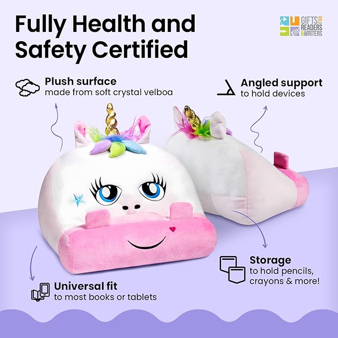 Soporte para Tablets y Libros, Almohada de Lectura Unicornio miniatura 3