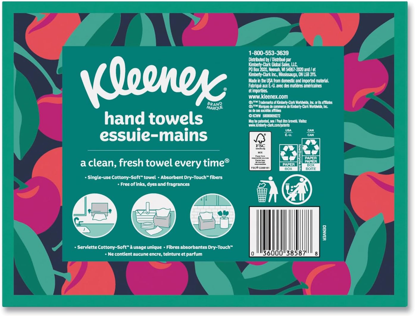 Hand Towels, 1-Ply, 60-Ct.