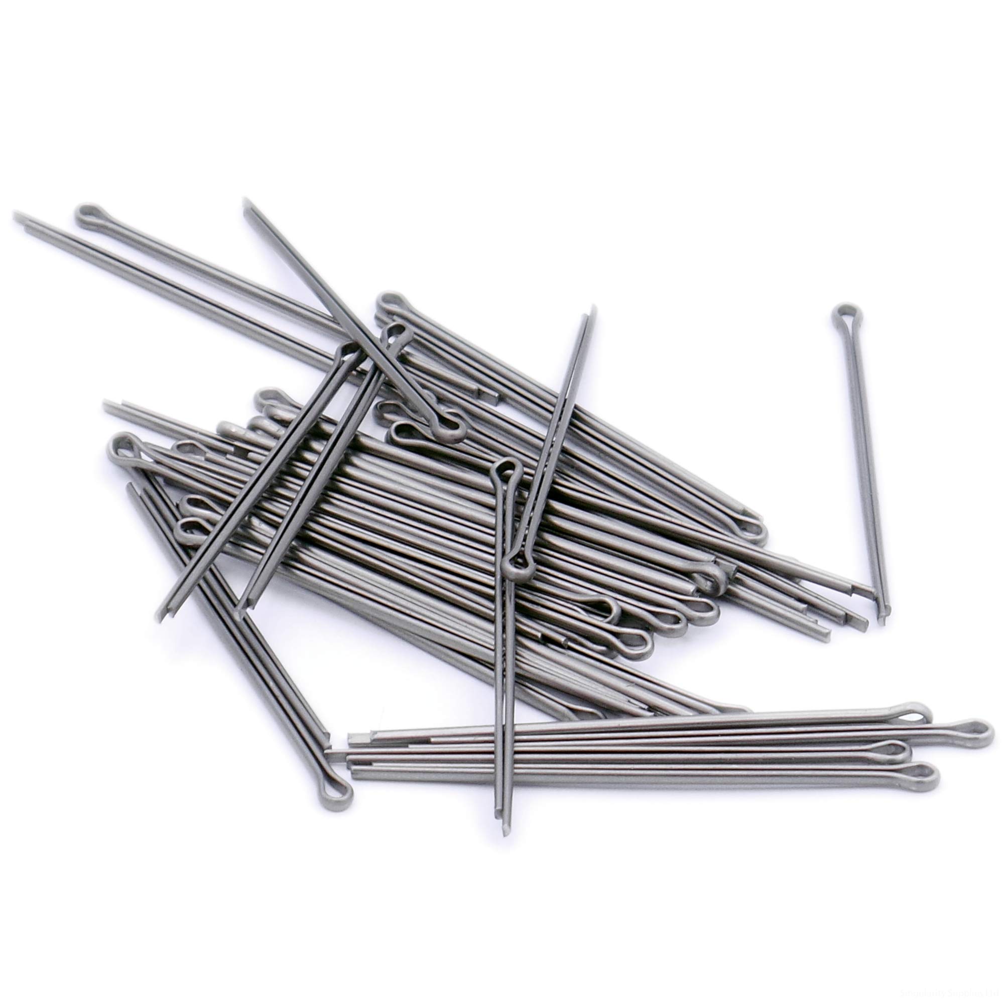 Singularity Supplies Silver M2 (2Mm X 25Mm) Split Cotter Pin - Stainless Steel (A2) (Pack Of 40)