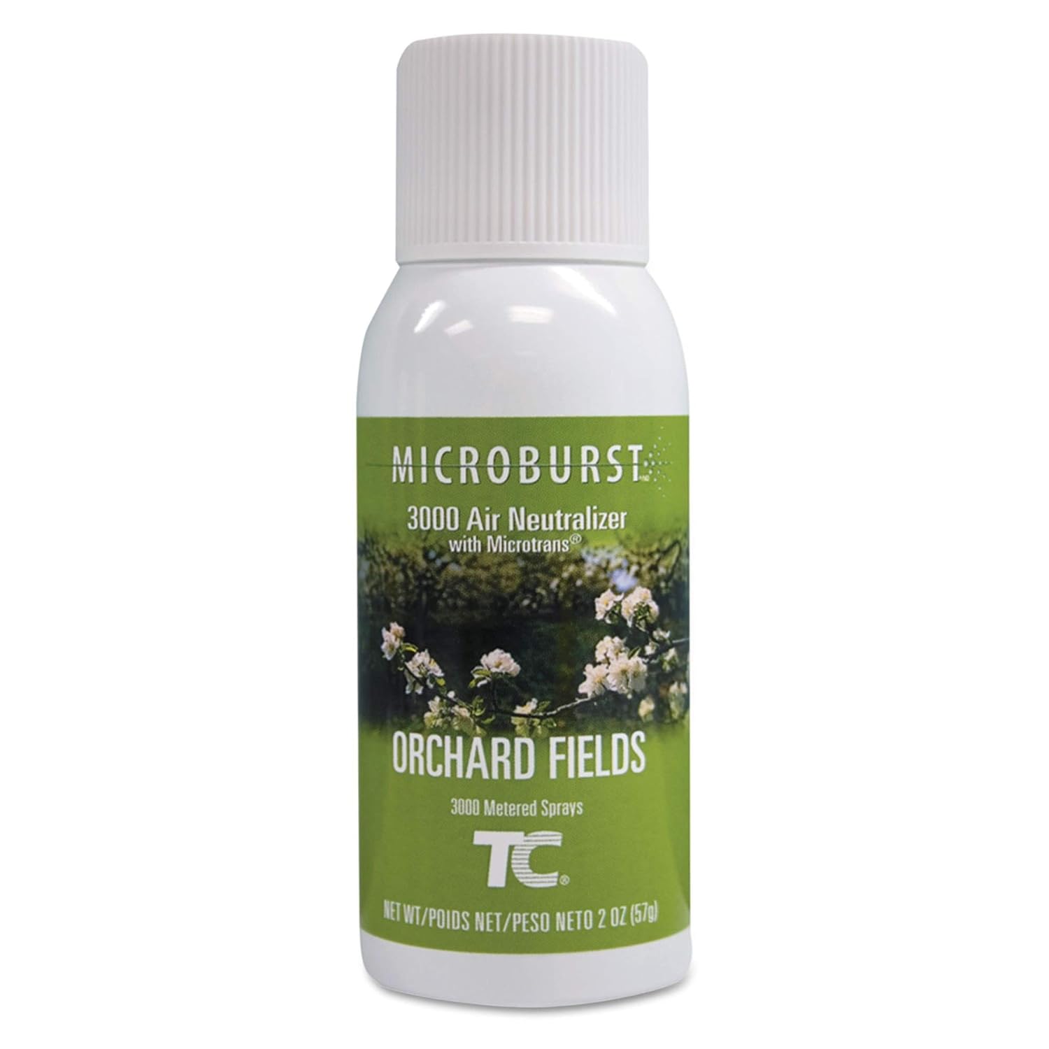Rubbermaid Commercial Products Microburst 3000 Aerosol Air Freshener Refill Orchard Fields Automatic Odor Control System for Restrooms in Restaurants/Hotels/Schools/Airports/Offices