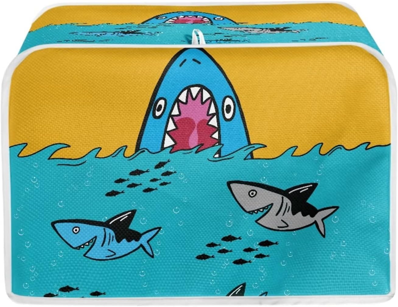 Goronwyfloyd Sharks Toaster Cover 4 Slice, Bread Maker