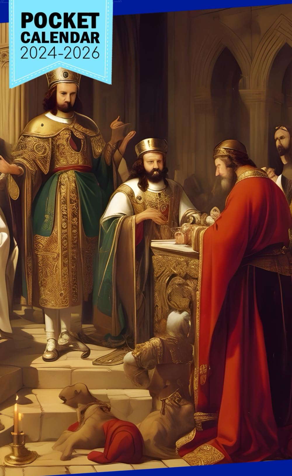 Pocket Calendar 2024 - 2026: Three-Year Monthly Planner for Purse , 36 Months from January 2024 to December 2026 | Samuel | King David coronation