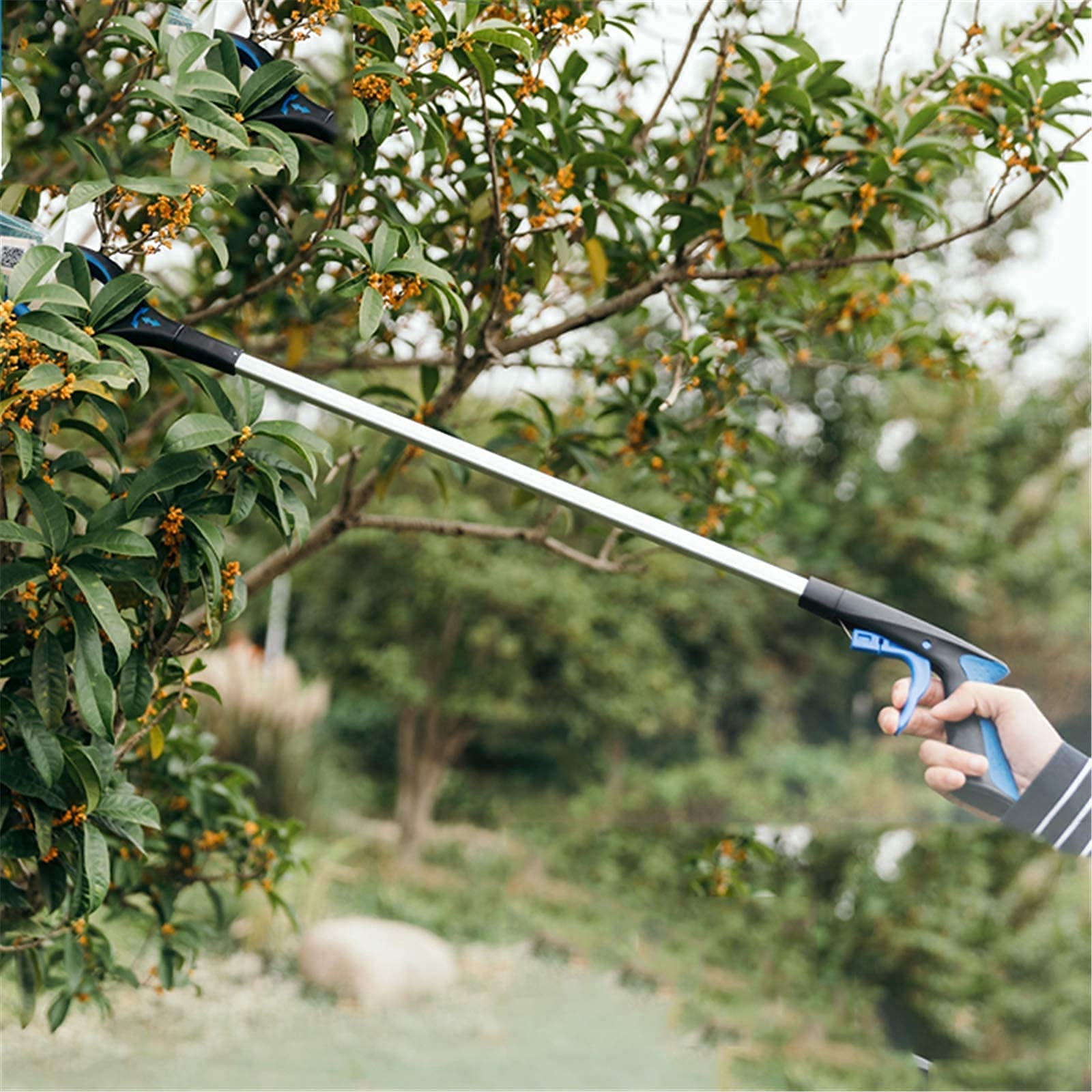 Raccoglitrice di rifiuti, strumento raccoglitore Reacher, bastone raccogli rifiuti Premium per impieghi gravosi, pinza portatile per artigli per aiuti e attrezzature per anziani estensibili (81 cm |