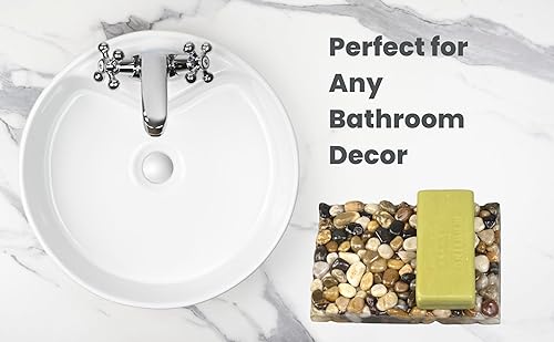 Miniatura 8 de Jabonera para barra de jabón, jabonera decorativa para ducha, soporte de barra de jabón para lavabo de baño, jabonera