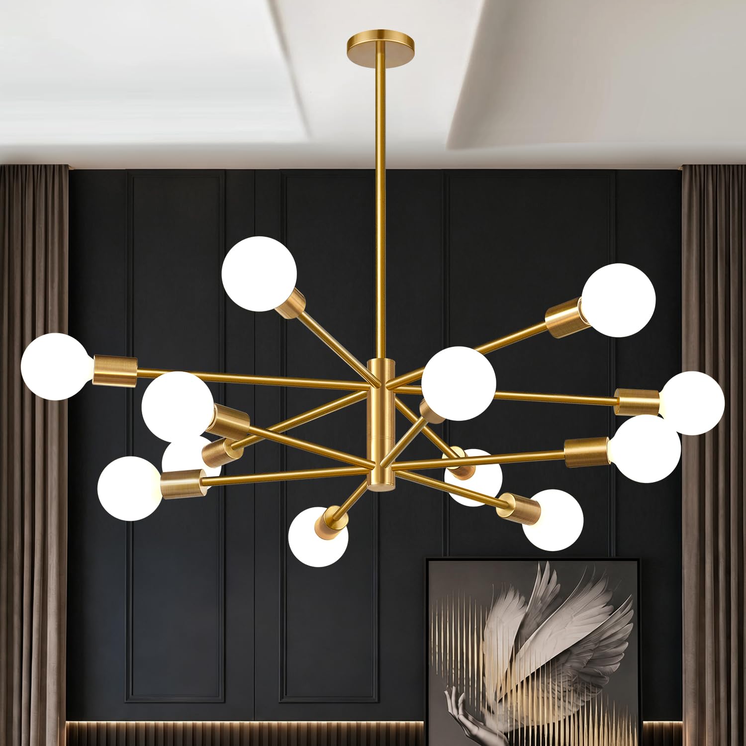 Photo 1 of MQMQA 12-Light Sputnik Chandelier