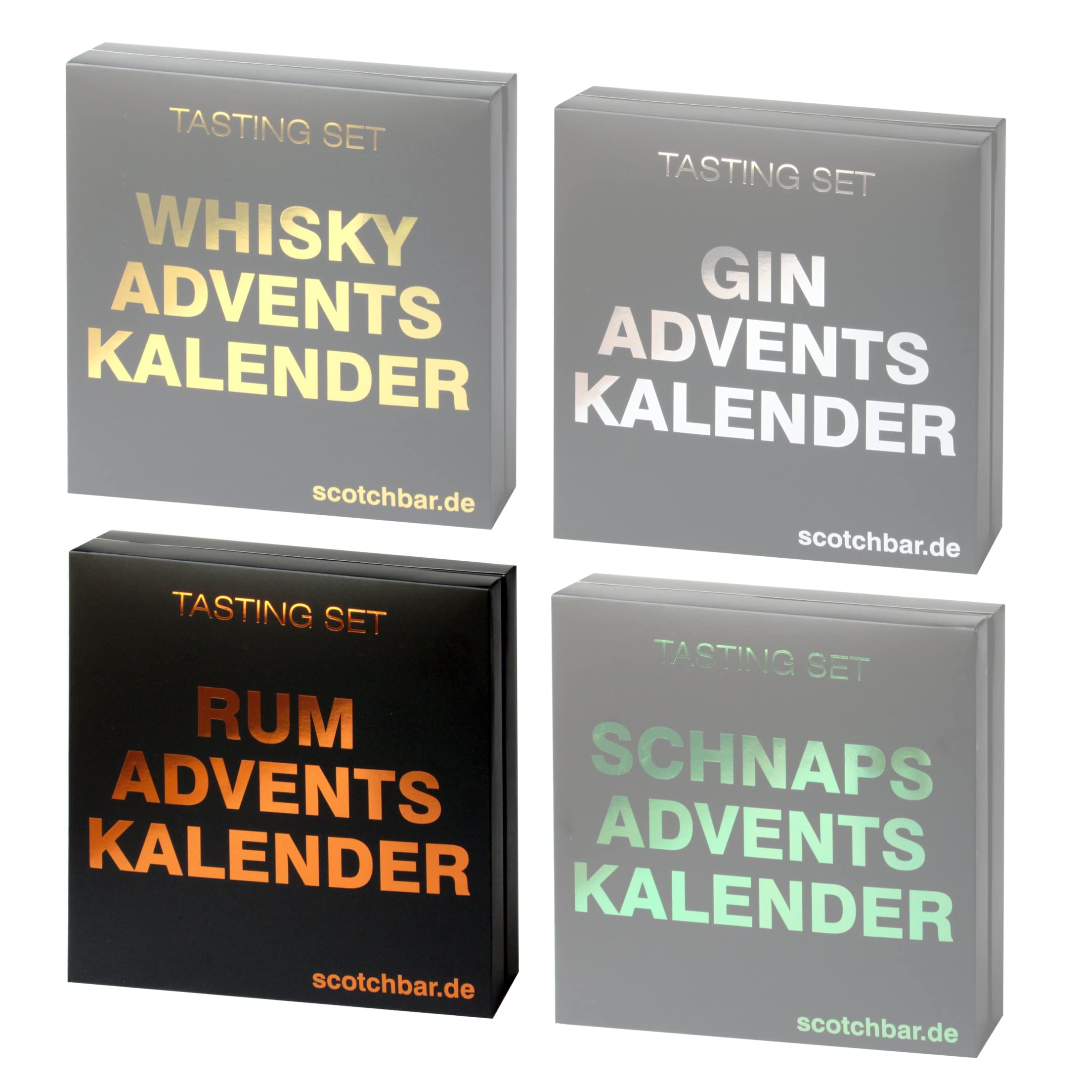 Rum Adventskalender in edler Geschenkbox exklusiv von scotchbar – 24 hochwertige Rum aus Kuba, Jamaika, Trinidad & Tobago, Nicaragua, Venezuela, ...