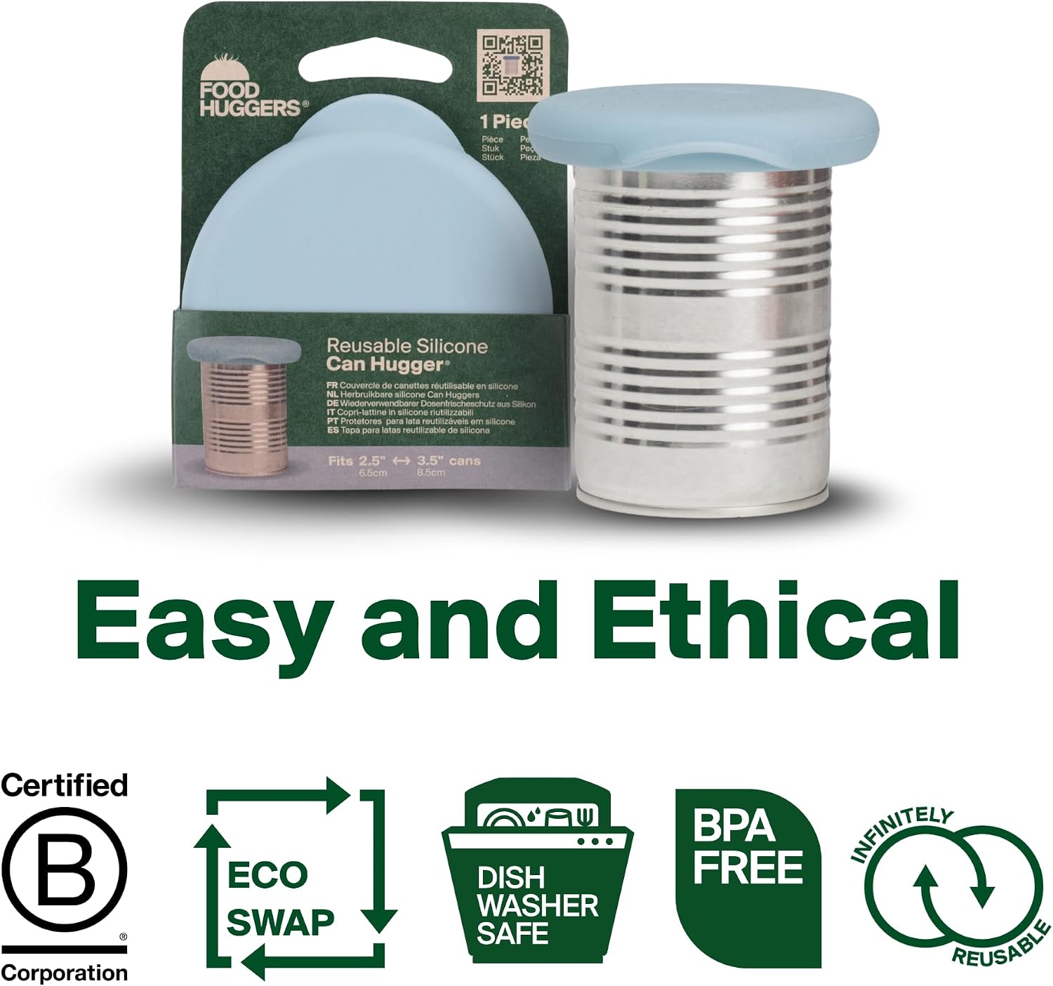 Silicone Can Cover | Reusable Food Grade Silicone Lid for Cans | Airtight Seal Keeps Food Fresh | Eco-Friendly Jar Sealer & Storage Solution | BPA Free Canned Pet Meal Sealer image 2