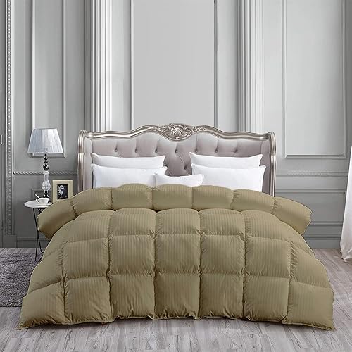 Miniatura 5 de Juego de 1 edredón con costura en caja alternativa para todas las estaciones, 1 unidad, 100% algodón egipcio acolchado con potencia de relleno de