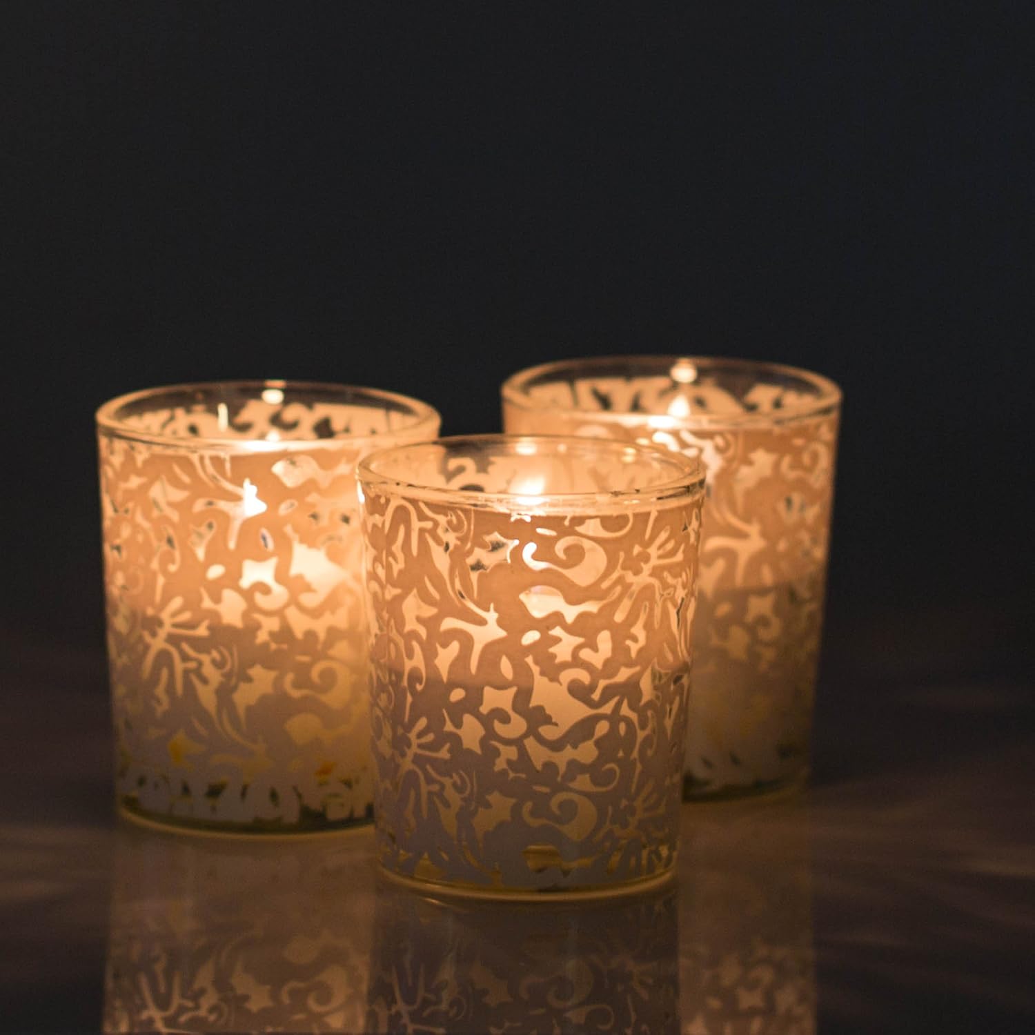 Richland Lace Design Votive Holders Set of 72
