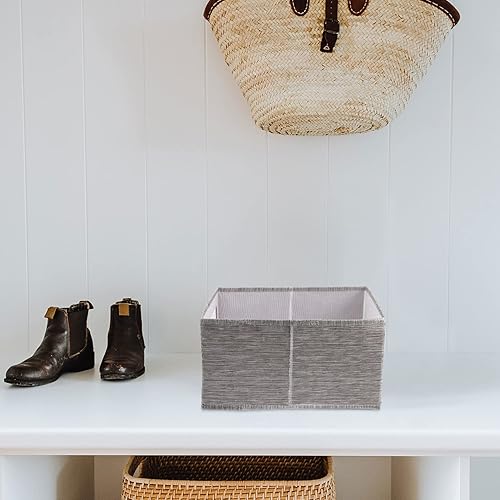 Miniatura 9 de Cabilock Caja de almacenamiento plegable para libros, cubos de almacenamiento de juguetes, cesta de almacenamiento rectangular para el hogar, cestas