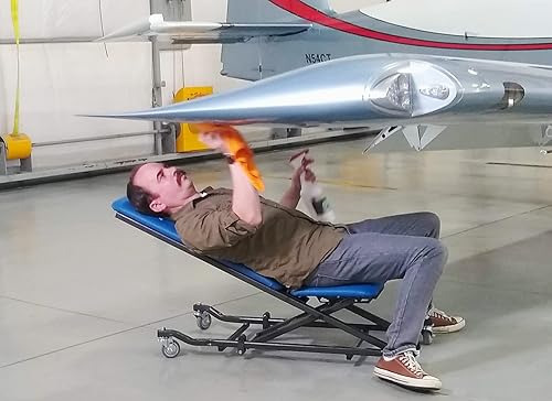 Miniatura 3 de AeroCreeper - Enredadera mecánica de altura ajustable - Modelo Deluxe con ruedas de 4 pulgadas - Operado manualmente (no modelo Power-Lift)