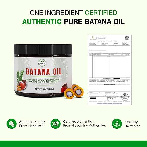 Miniatura 5 de Aceite de batana - El aceite milagroso hondureño para el crecimiento del cabello y el cuidado de la piel - 100% puro - 16 oz (454G)