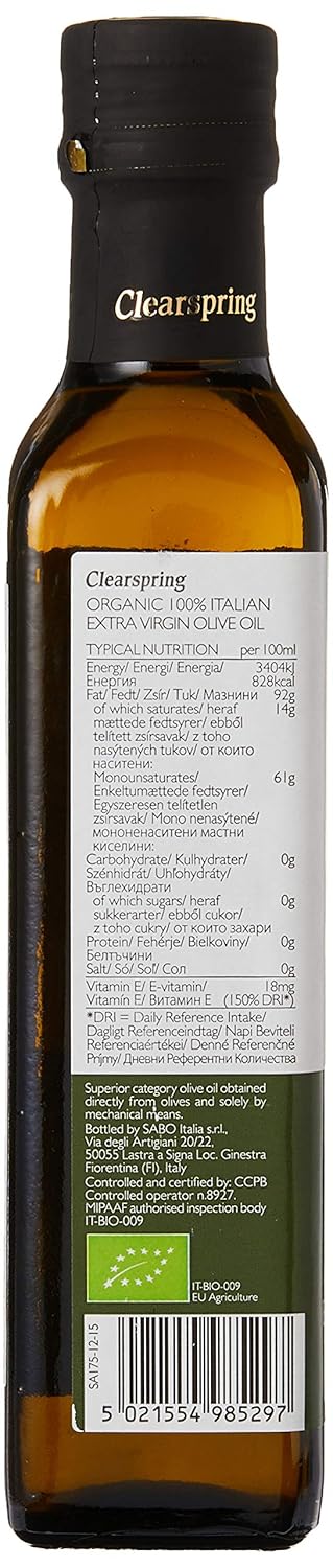 CLEARSPRING Extra Virgin Olive Oil, 250 ML
