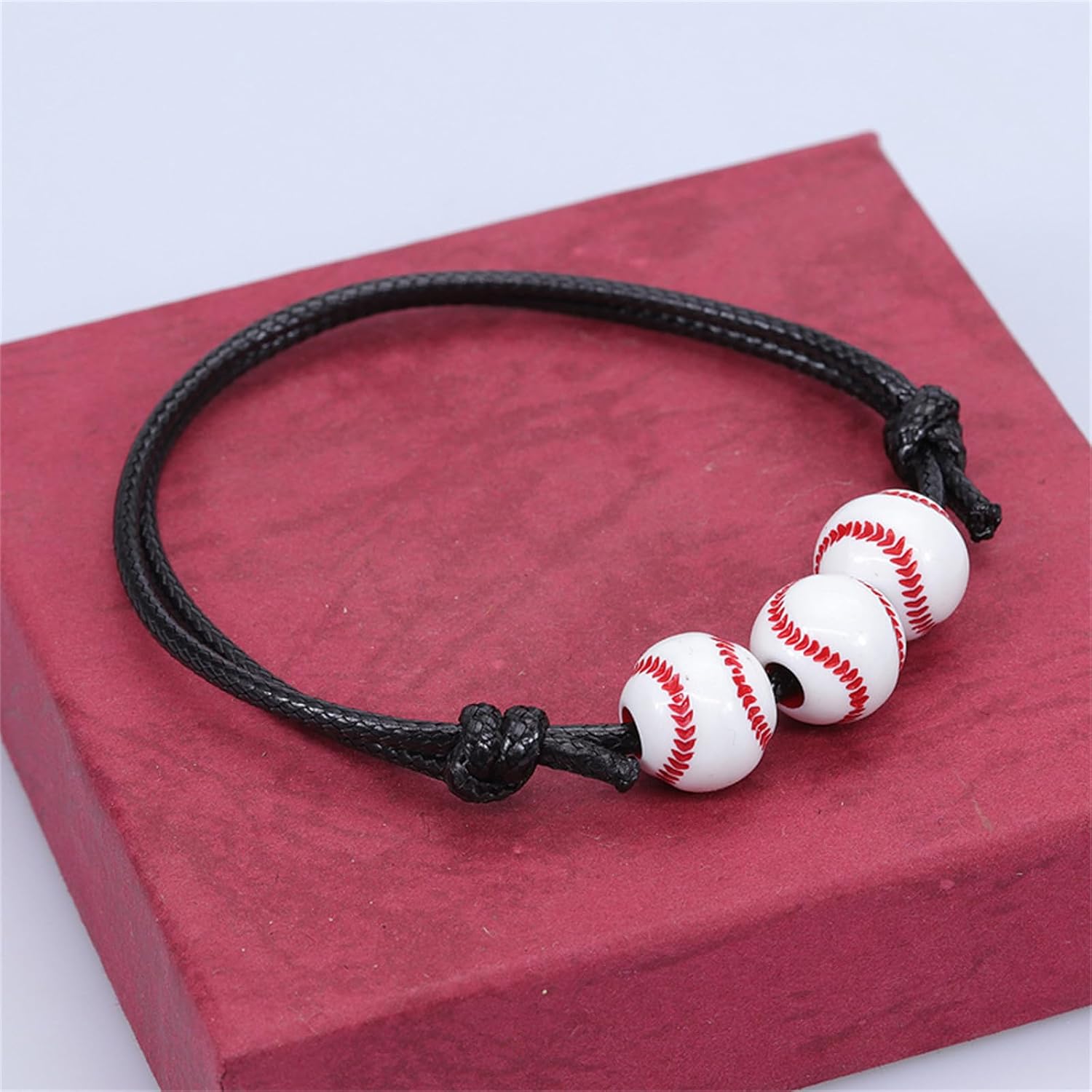 4PCS Braided Sport Bracelets for Women Men Personalized Sports Themed Ball Basketball Rugby Volleyball Football Beads Friendship for Team Charm Jewelry - Image 7