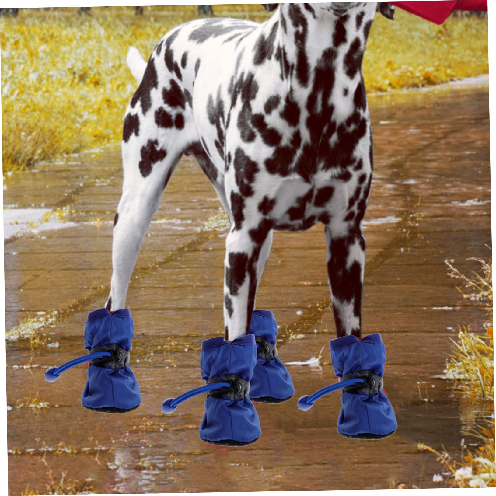 SUPVOX 9 Set Stivali per Cani da Compagnia Puppy pupphub Calzini Invernali per Animali Domestici Scarpe da Cucciolo Resistenti all'Acqua Stivali da Pioggia Scarpe per Animali Domestici