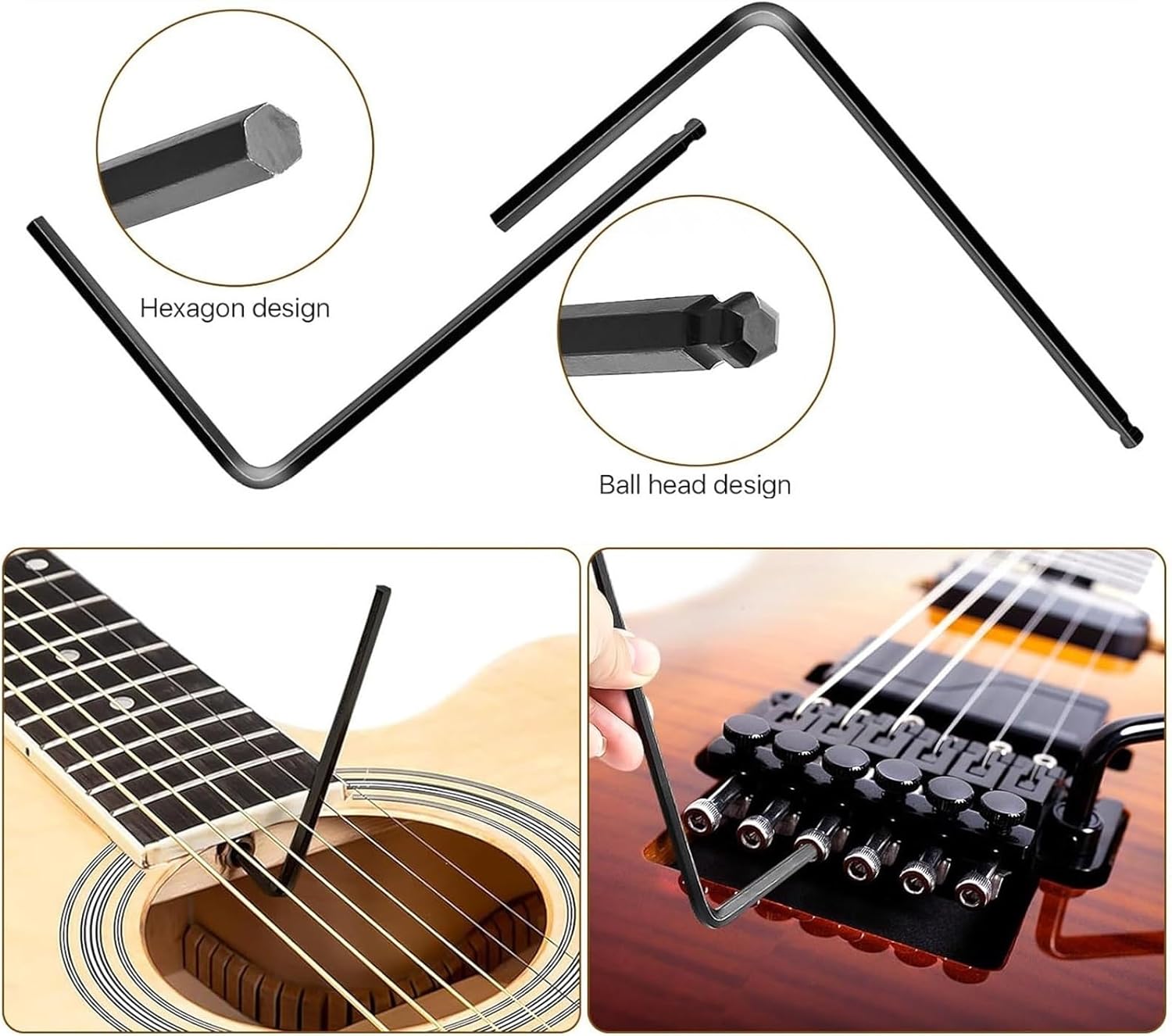 ギター製作ツール 多機能ギター調整レンチ測定ツール20個セット