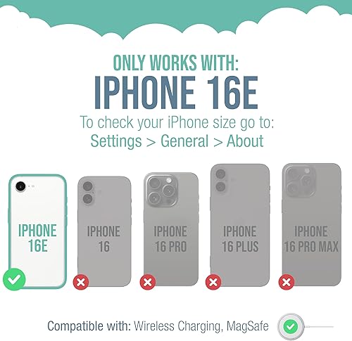 Miniatura 5 de Smartish Funda MagSafe para iPhone 16e - Gripmunk - Funda magnética delgada ligera + protectora Funda de agarre delgada con forro de microfibra para