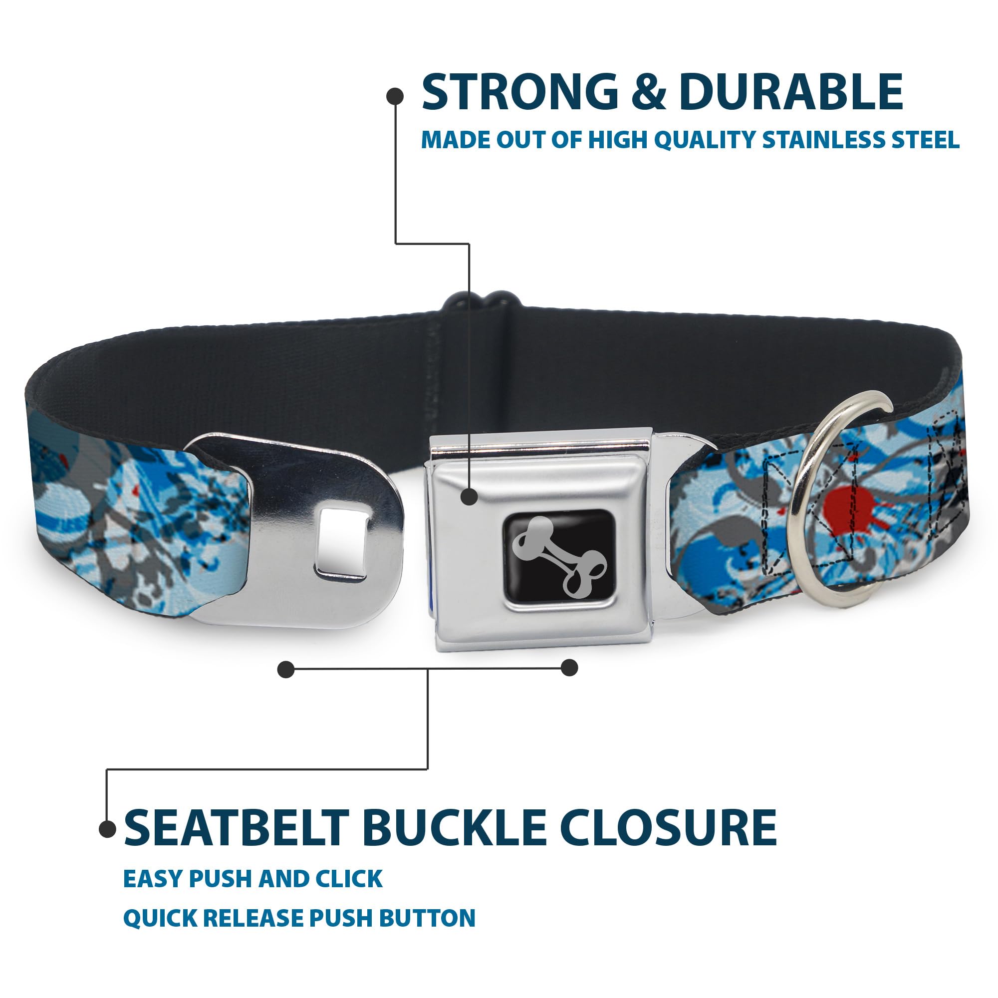 Buckle-down dc-w30702-ws Sicherheitsgurt für Hunde, klein, 2 -