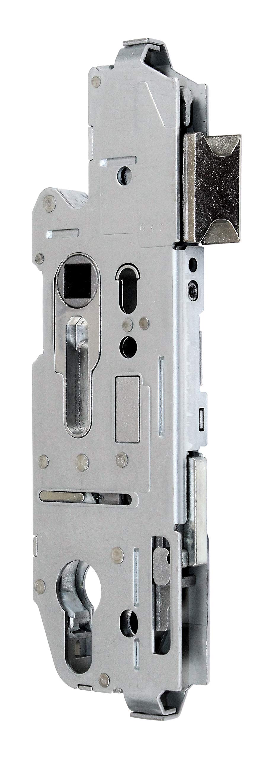 FUHR VM5R6545 silver multisafe 855 R door lock multiple locking, lock box loose DM65, PZ 88 with change, galvanized steel