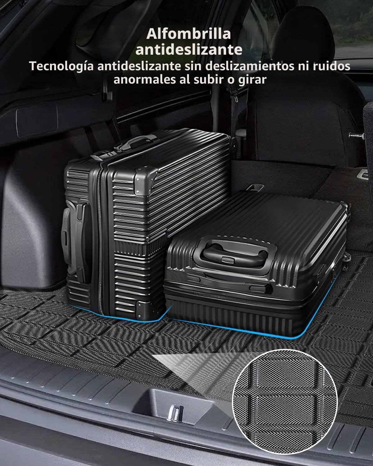 TPE Alfombras Maletero Hyunda-i Tucson NX4 Hybrid PHEV 2021-2025 | Alfombrillas Maletero Originales, Protector Maletero Antideslizantes e Impermeables, Funda Maletero con Bordes Elevados