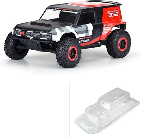 Pro-line Racing 1/10 Ford Bronco R Clear Body Short Course PRO358600 Carrocería Carrocería Alas y calcomanías
