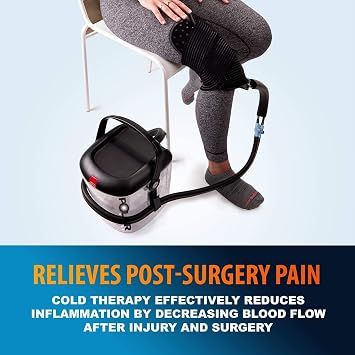Cold Therapy Machine Gen 2 Polar Vortex - Ice Circulation System with Large Adjustable Cold Cuff for Knee, Shoulder, Ankle, Neck Pain and Recovery After Surgery Cold Water Therapy with Pump