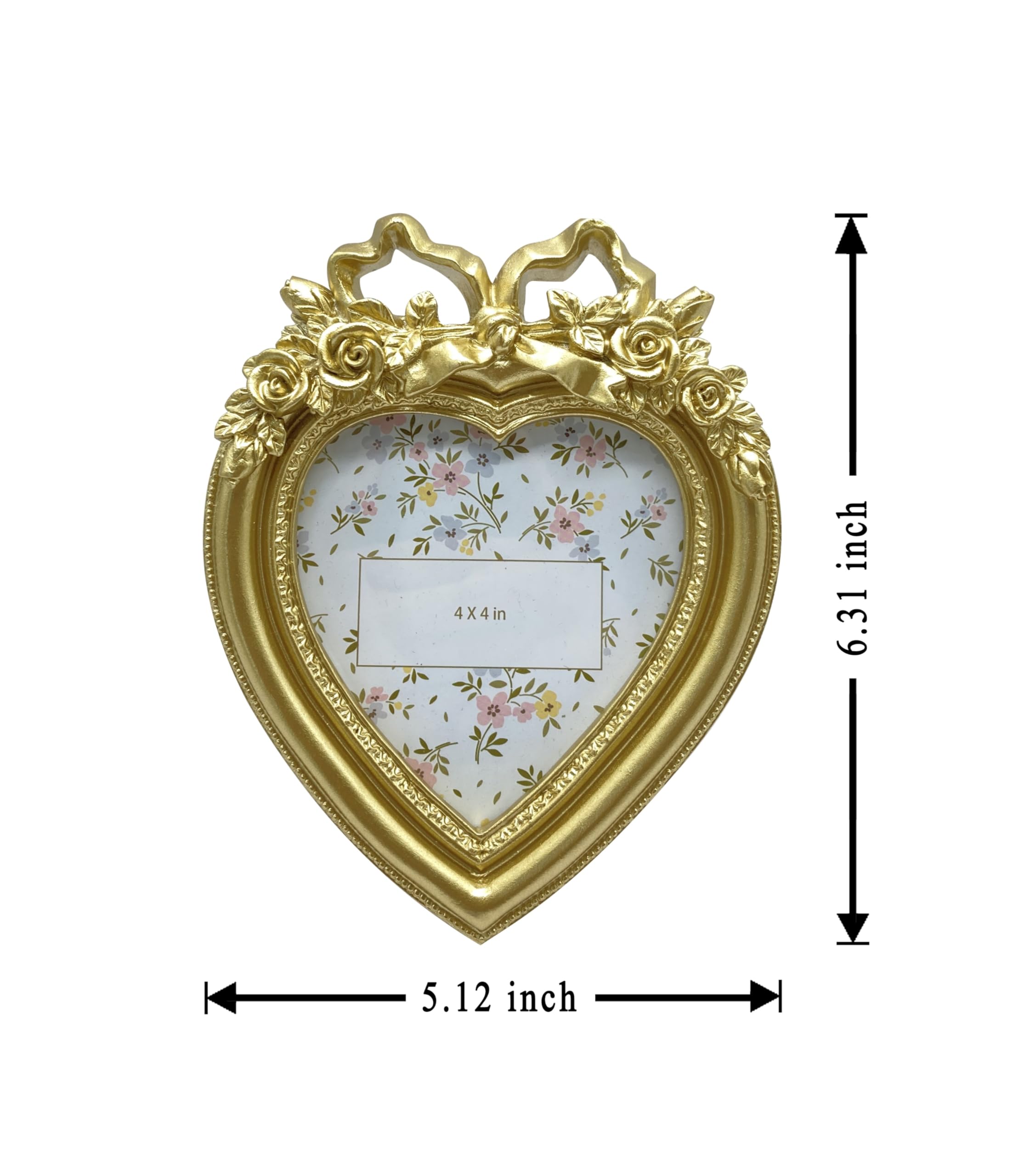 フォトフレーム Vintage heart photo flame Vintage heart photo flame