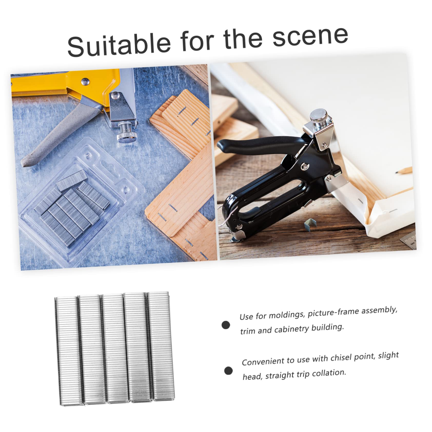 Gogogmee Professional Boxes Pcs Door Nails Metal Staple Pins Easy to Use for Stapler