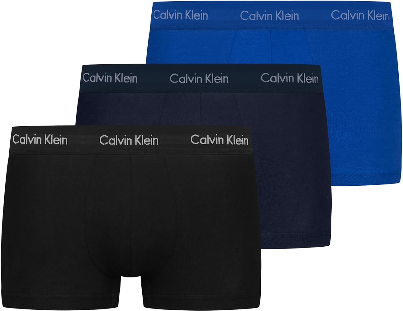 トランクス   Men's Underwear 3-Pack Low Rise Black Amazon.com: Calvin Klein underwear Men's Low Rise Trunks 3