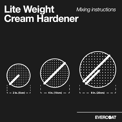 Miniatura 5 de Evercoat Lite Weight Body Filler - Relleno corporal sin obstrucciones para aluminio, fibra de vidrio y más, 32 onzas líquidas