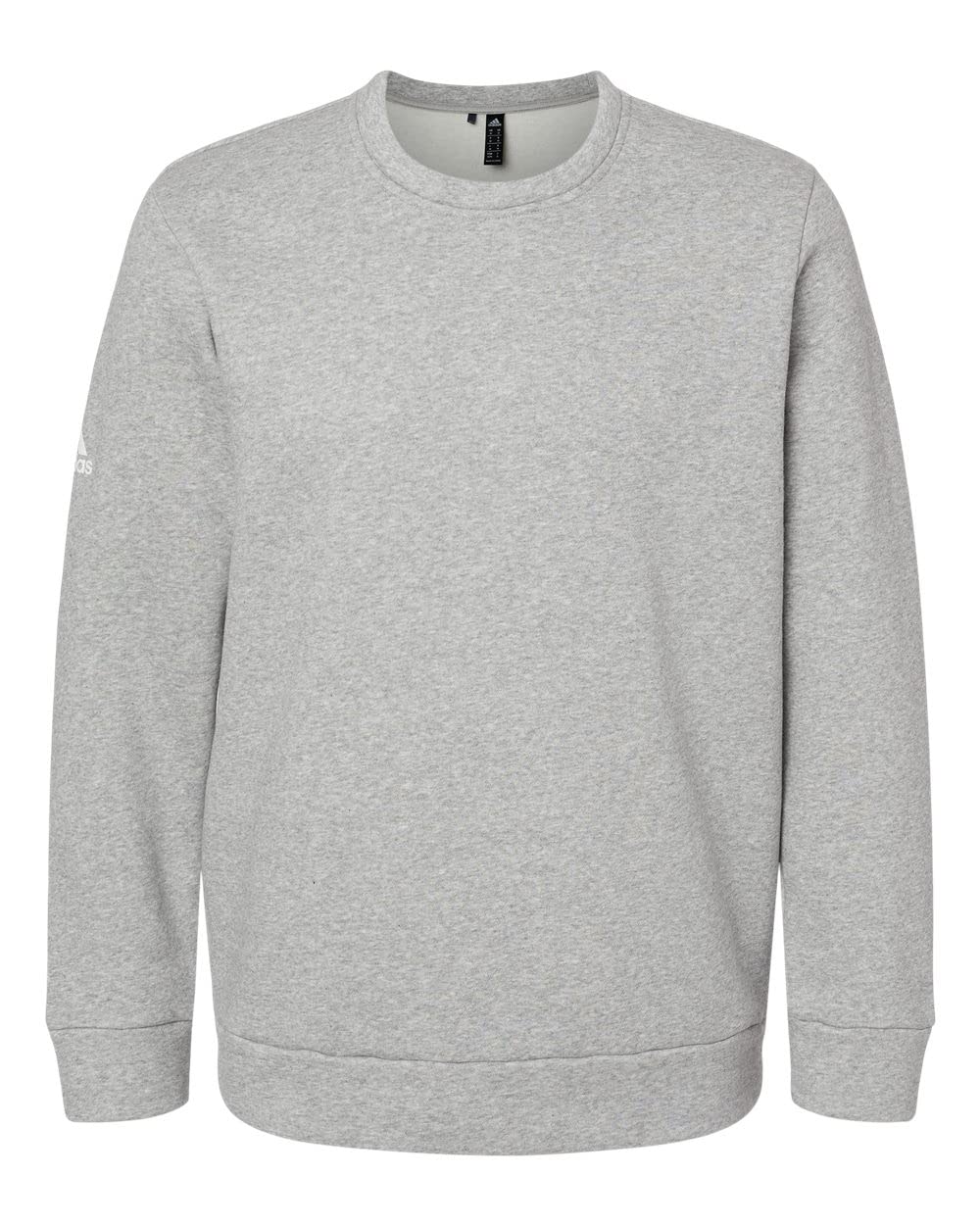 adidas Men's Golf Crew Neck Sweatshirt, Grey Heather, S