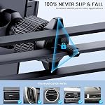 Car Phone Holder [Upgrade Suction Cup & Stable Clip] Phone Mount for Car Windshield Dashboard Air Vent Universal Automotive Accessories Cell Phone Holder Fit for Most iPhone Android Smartphone