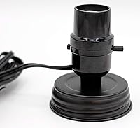 Vista 2 de Creative Hobbies El kit de fabricación de lámpara de tarro de frutas para conservas de conservas de bricolaje está precableado y fácil de usar, tapa