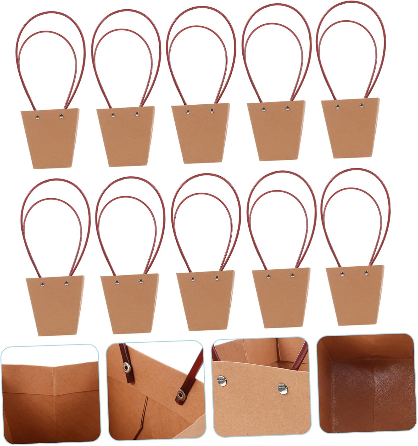 NOLITOY 30pcs Durable Handheld Candy Bags for and Flowers Multi-function Wrapping Bags Design for Parties and Events
