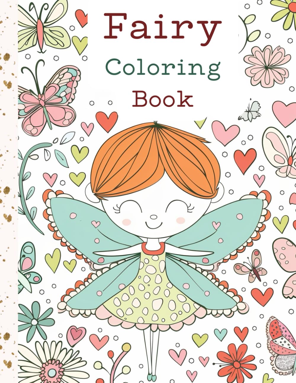 Fairy Coloring Book For Kids: 35 Stunning Fairy Illustrations: Coloring ...