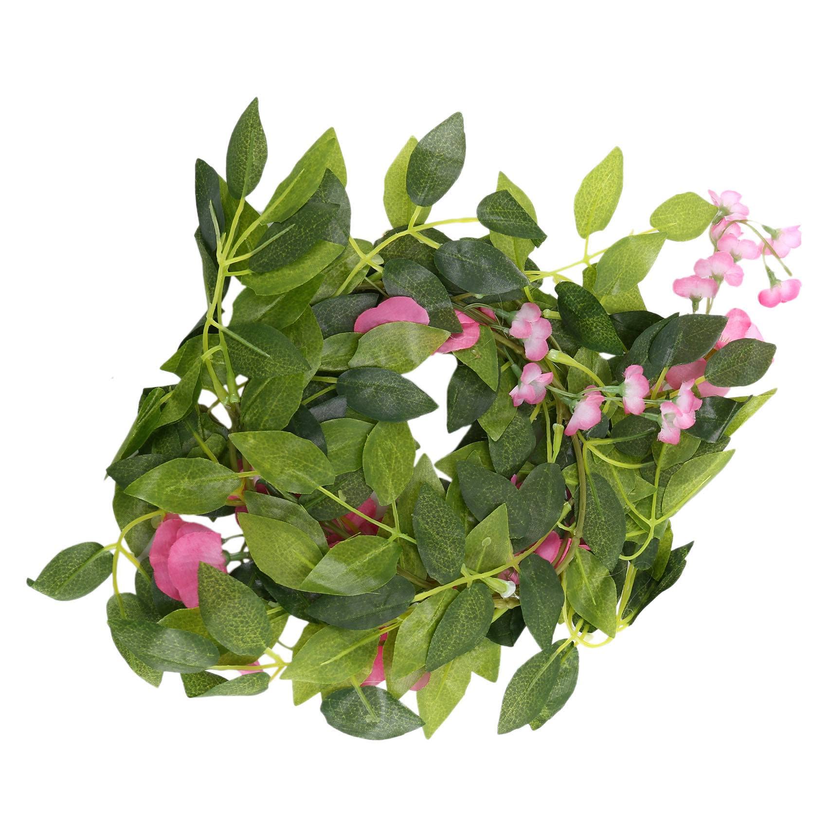 Amazon｜2ピース 7Ft / ピース人工藤つる、花花輪藤つる籐屋外