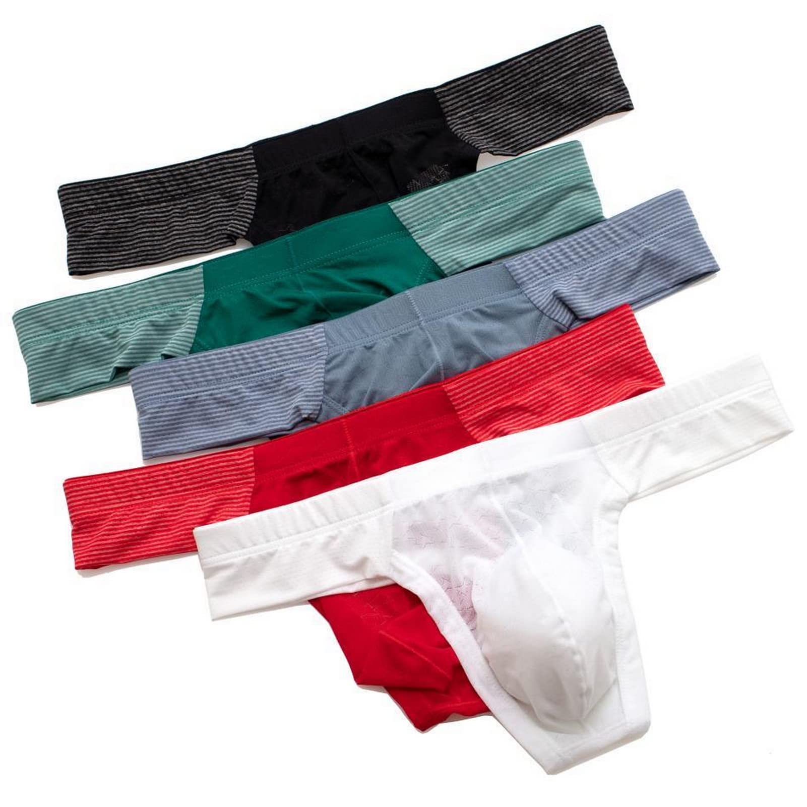 Faringoto Ropa interior sexy y transpirable para hombre, tangas, gay, ropa interior para hombre
