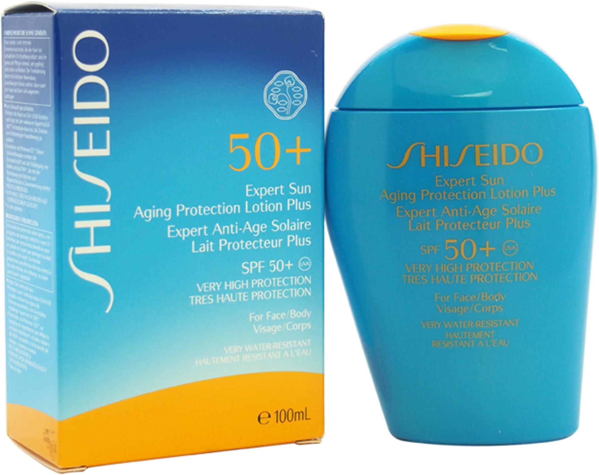 Shiseido Expert Sun Ageing Protection Lotion Plus with SPF50 Plus for Very High Protection Face/Body 100 ml