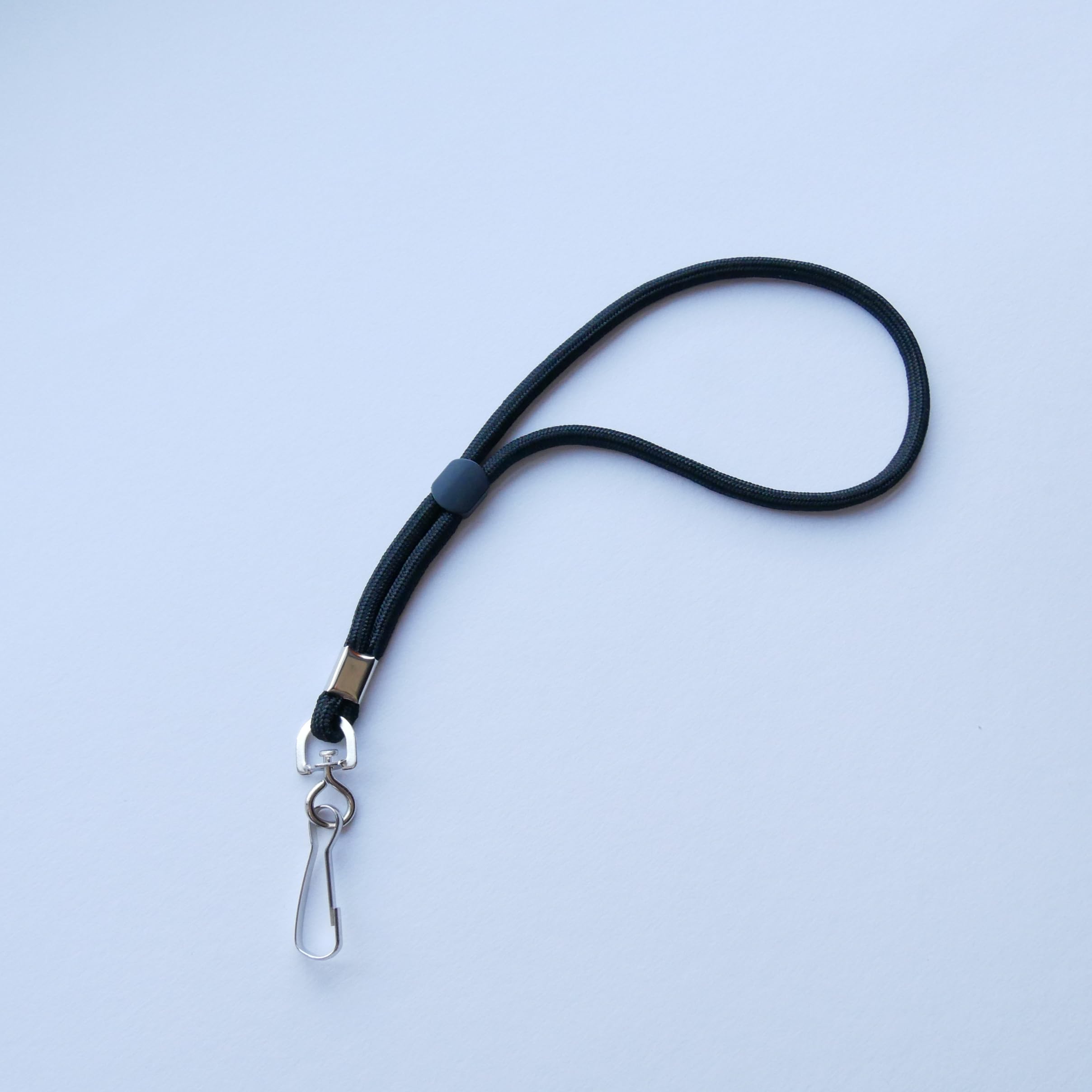 trage.band® verstellb. Handgelenk-Trageband mit Federhaken, 50 St schwarz