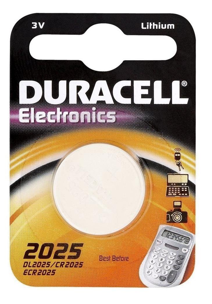Duracell Specialties CR2025 126 mAh Non Rechargeable Electronics Battery (Pack of 2)