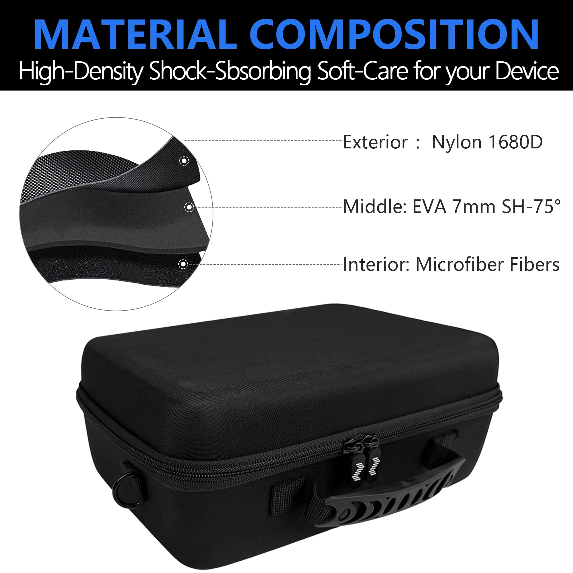 Musiin Funda para pedal de efectos de guitarra compatible con IK Multimedia TONEX Pedal X-VIBE, X-DRIVE, X-SPACE, X-TIME, adecuada para rendimiento, práctica y viajes, almacenamiento portátil a prueba
