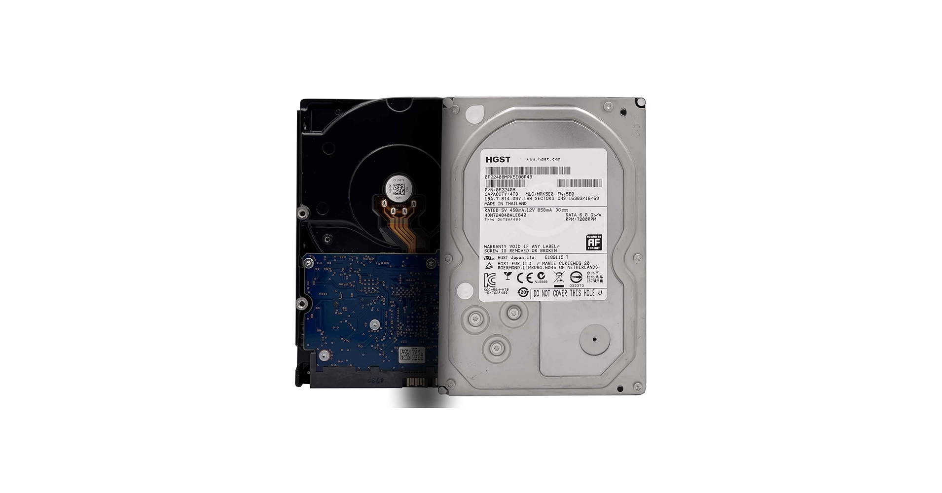 HGST HDN724040ALE640 4TB x 2台 = 8TB Amazon.com: HGST Ultrastar 7K4000 HUS724040ALA640 (0F14688