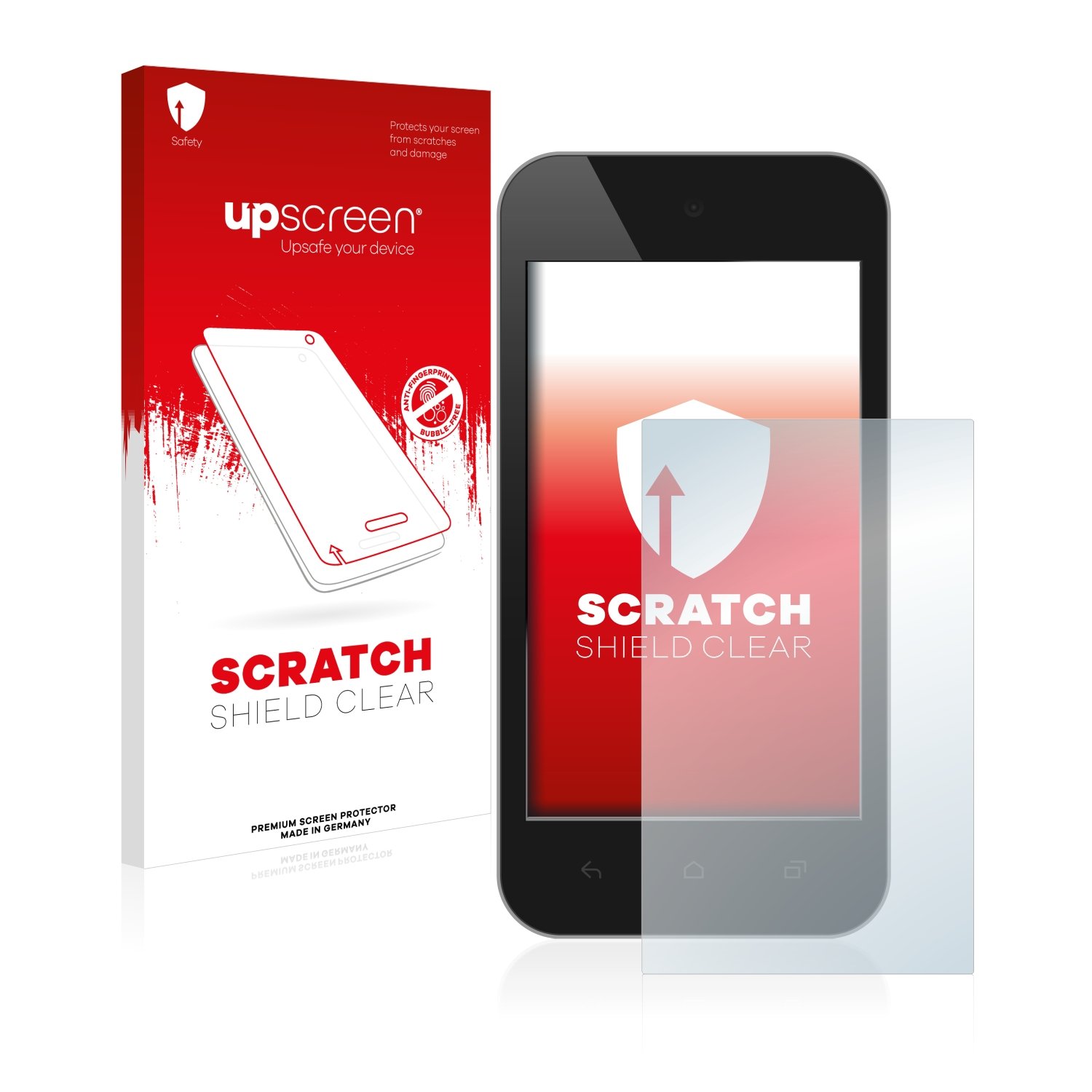 Upscreen Pellicola Protettiva Hybrid Glass Per Nokia 6.1/6 2018 - Protezione Schermo 9H, Anti-Impronta, Alta Trasparenza, Made In Germany (Chiara)