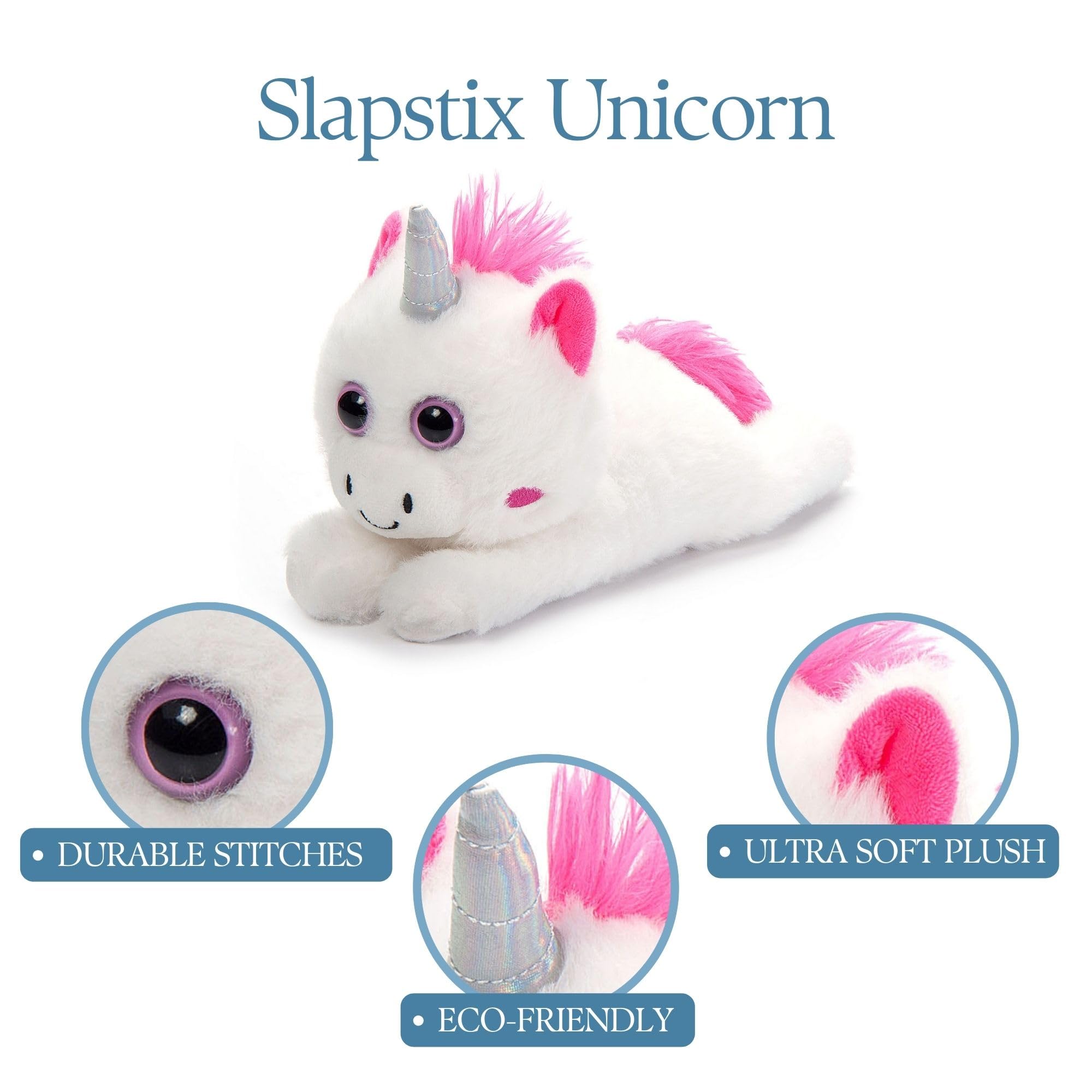 Amazon.com: The Petting Zoo Unicorn Stuffed Animal Plushie Slap